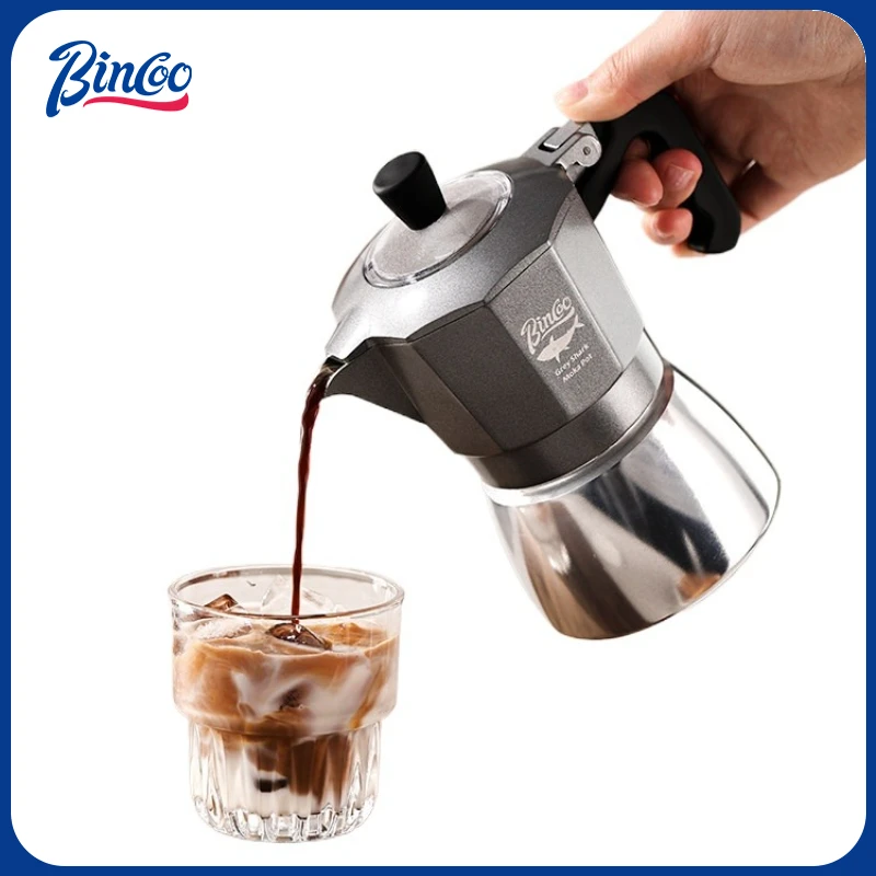 Home Barista - Cafetière Moka Bincoo à double valve