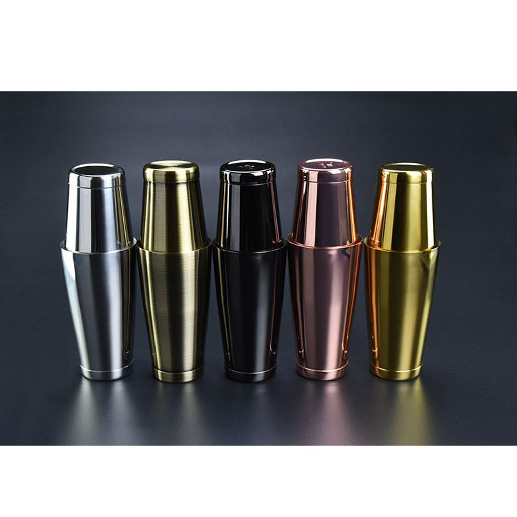 Boston Shaker Set - Ensemble de shakers en acier inoxydable,