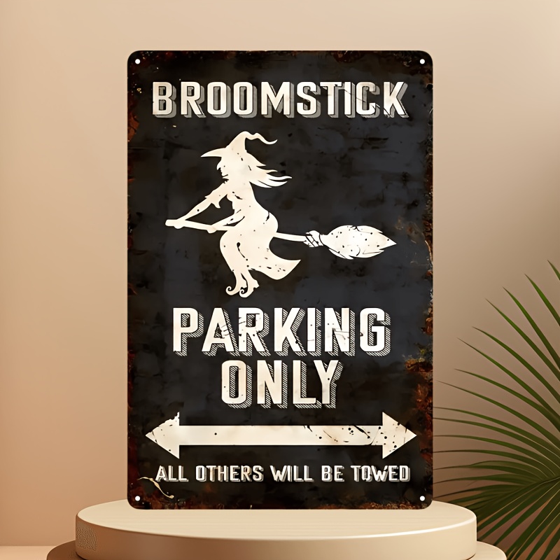Home Bar And Kitchen - Panneau métallique vintage pour Halloween -