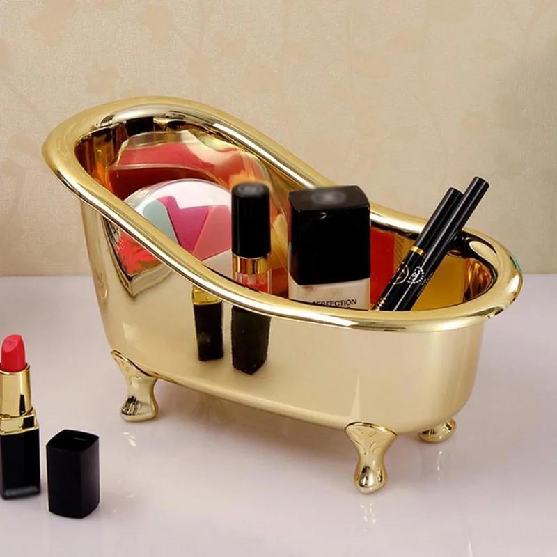 Bar Cart Gold - Mini baignoire savon bijoux boîte de
