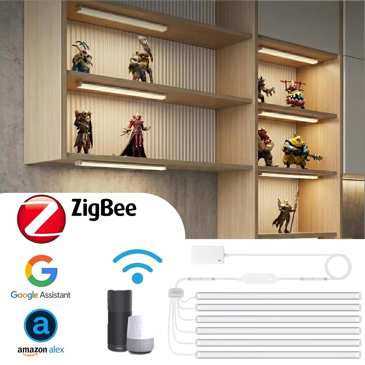 Home Bar And Cabinet - Éclairage intelligent Zigbee sous armoire, barre