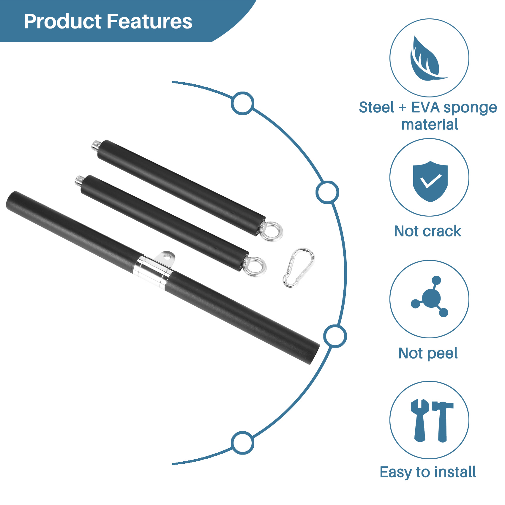 Home Bar And Gym - Barre de traction multifonction réglable didyou