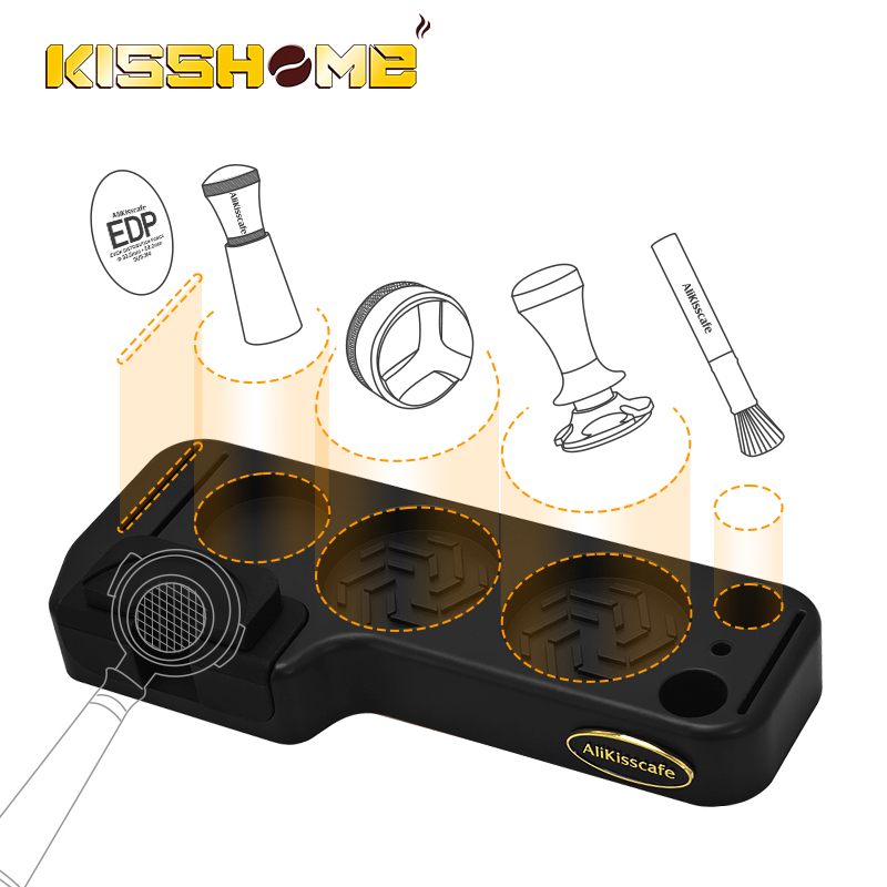 Home Barista - Alikisscafe Tapis de tassage de café,