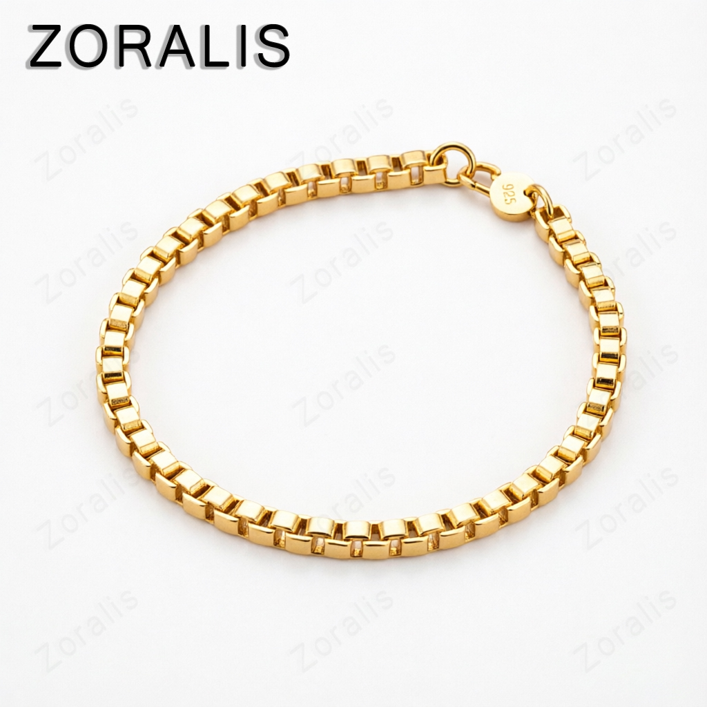 Bar Cart Gold - Bracelet en or 18 carats de