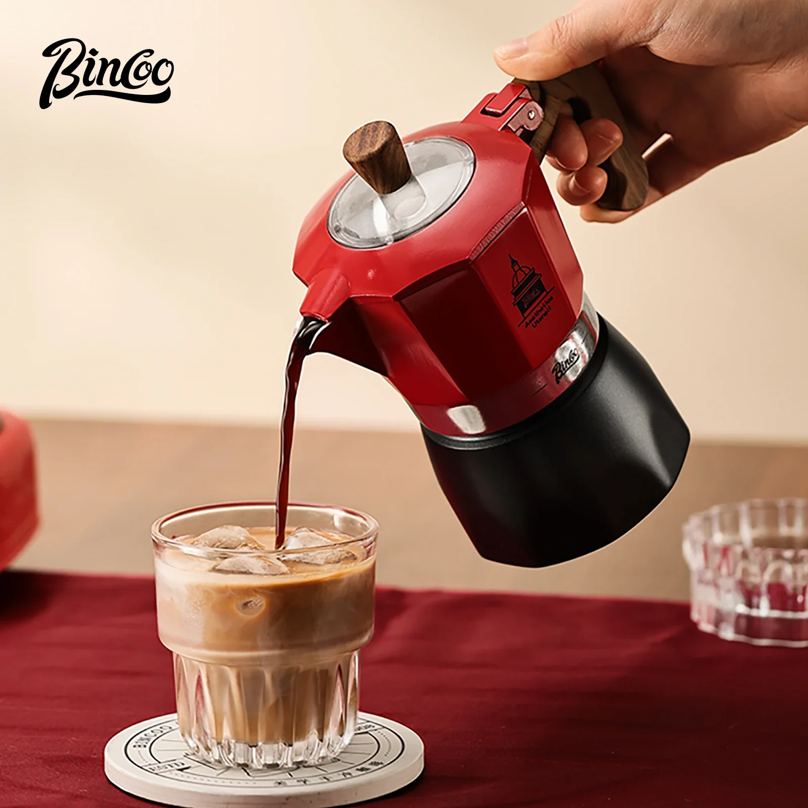 Bincoo Double Valve café Moka  - Home Barista avis et prix