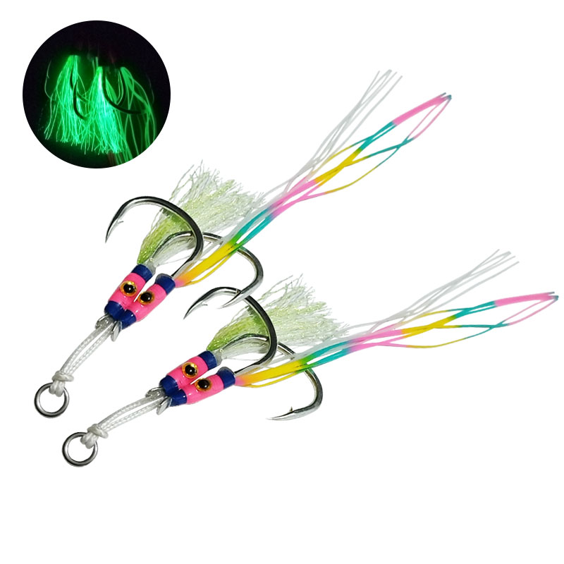2 paires/sac Hameçons de jig l - Jigger Double Sided avis et prix