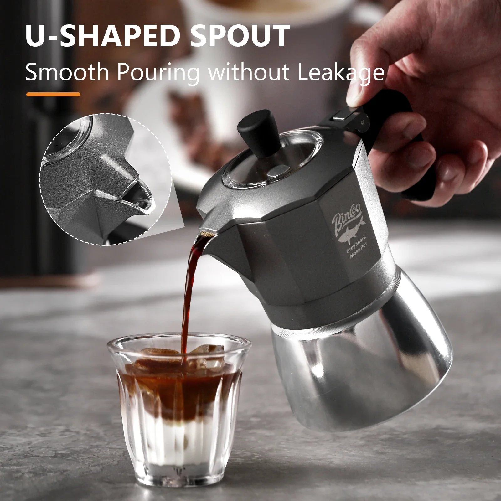 Cafetière Moka Bincoo à double - Home Barista avis et prix