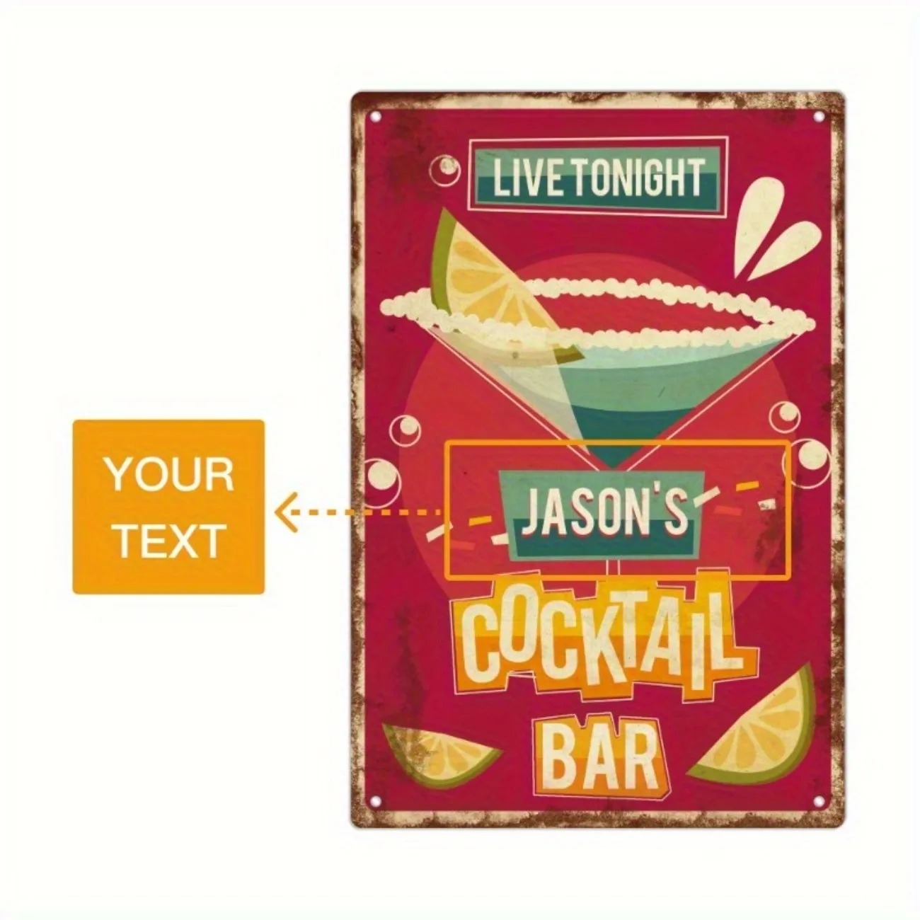 Panneau Métallique Personnalis - Home Bar Signs avis et prix