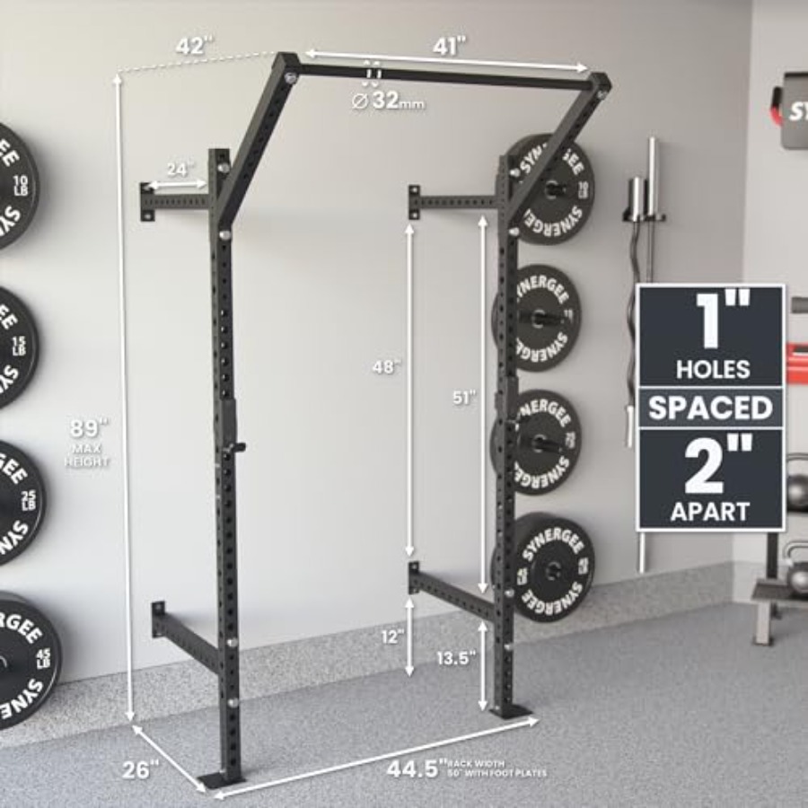 Rack de squat mural pour usage - Home Bar And Gym avis et prix