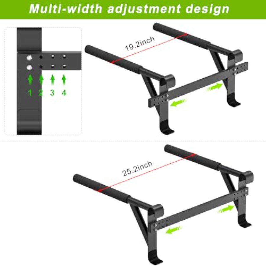 Barre de gymnastique murale 2x - Home Bar And Gym avis et prix