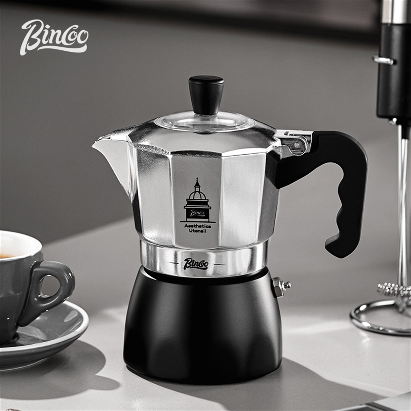 BINCOO Pot Moka à Double Valve - Home Barista avis et prix
