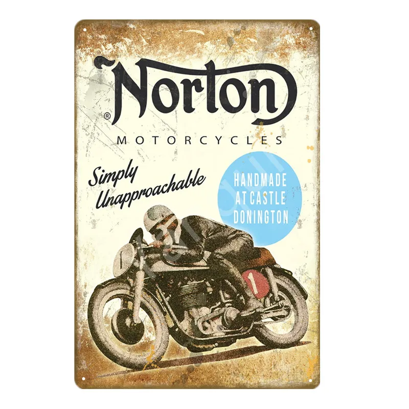 Norton-Affiche décorative rétr - Home Bar Signs avis et prix