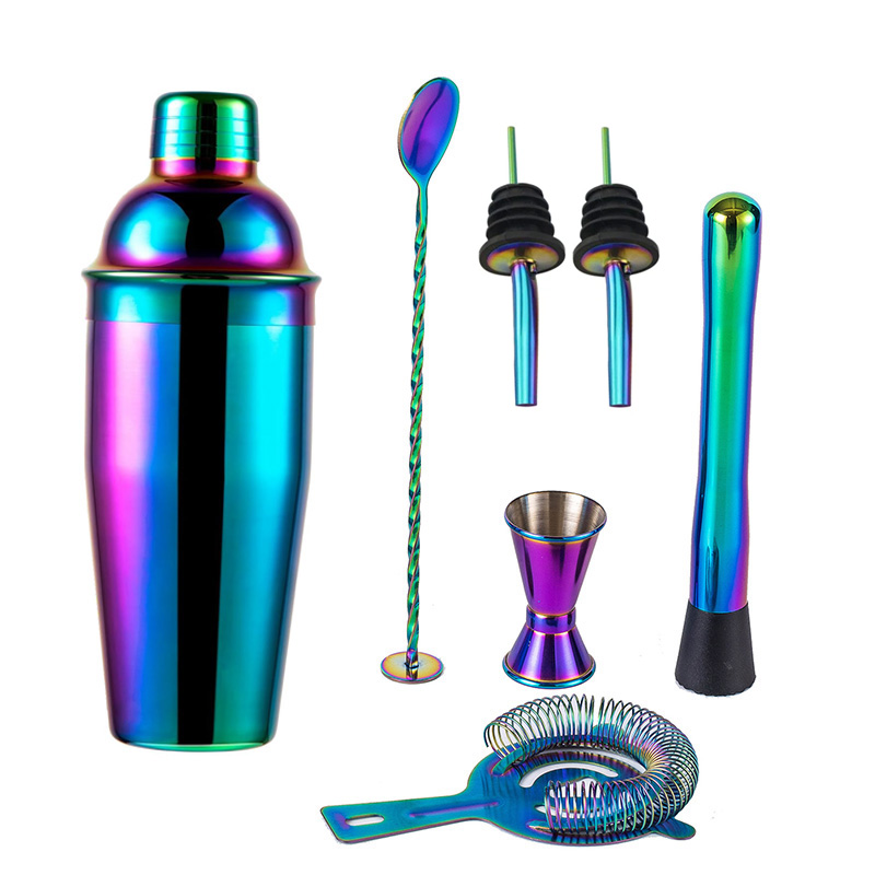 Shaker à Cocktail arc-en-ciel  - Boston Shaker Set avis et prix