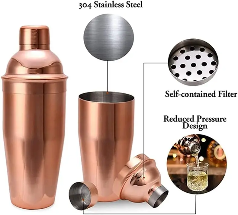 Kit de barman 12 pièces, shake - Boston Shaker Set avis et prix