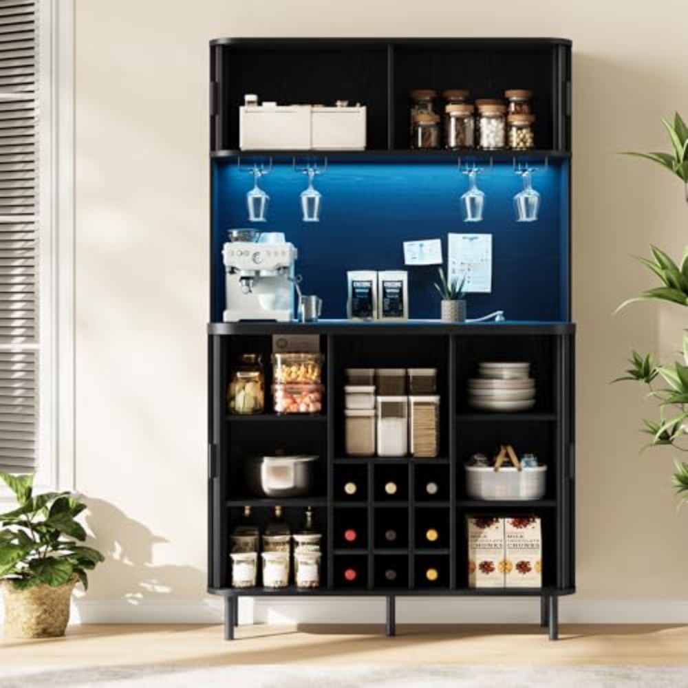 Meuble bar à vin cannelé de 71 - Home Bar And Cabinet avis et prix