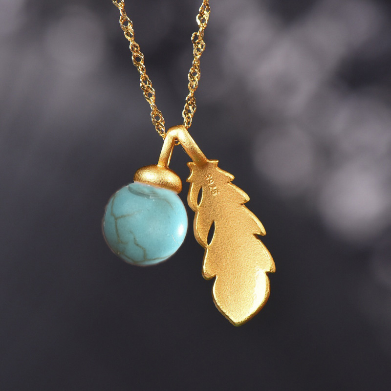 Collier pendentif en plumes de - Bar Cart Gold avis et prix